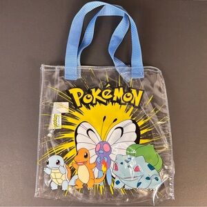 Nintendo Pokémon Clear Bag with Blue Handles